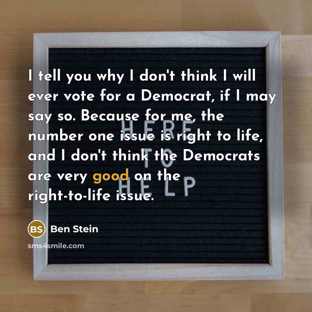 “I tell you why I don't think I will ever…” quote by Ben Stein
