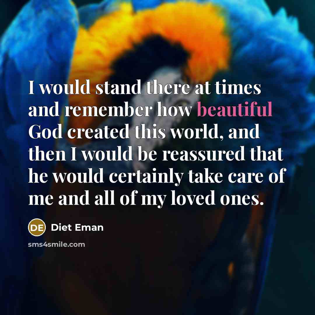 “I would stand there at times and remember how beautiful…” quote by Diet Eman
