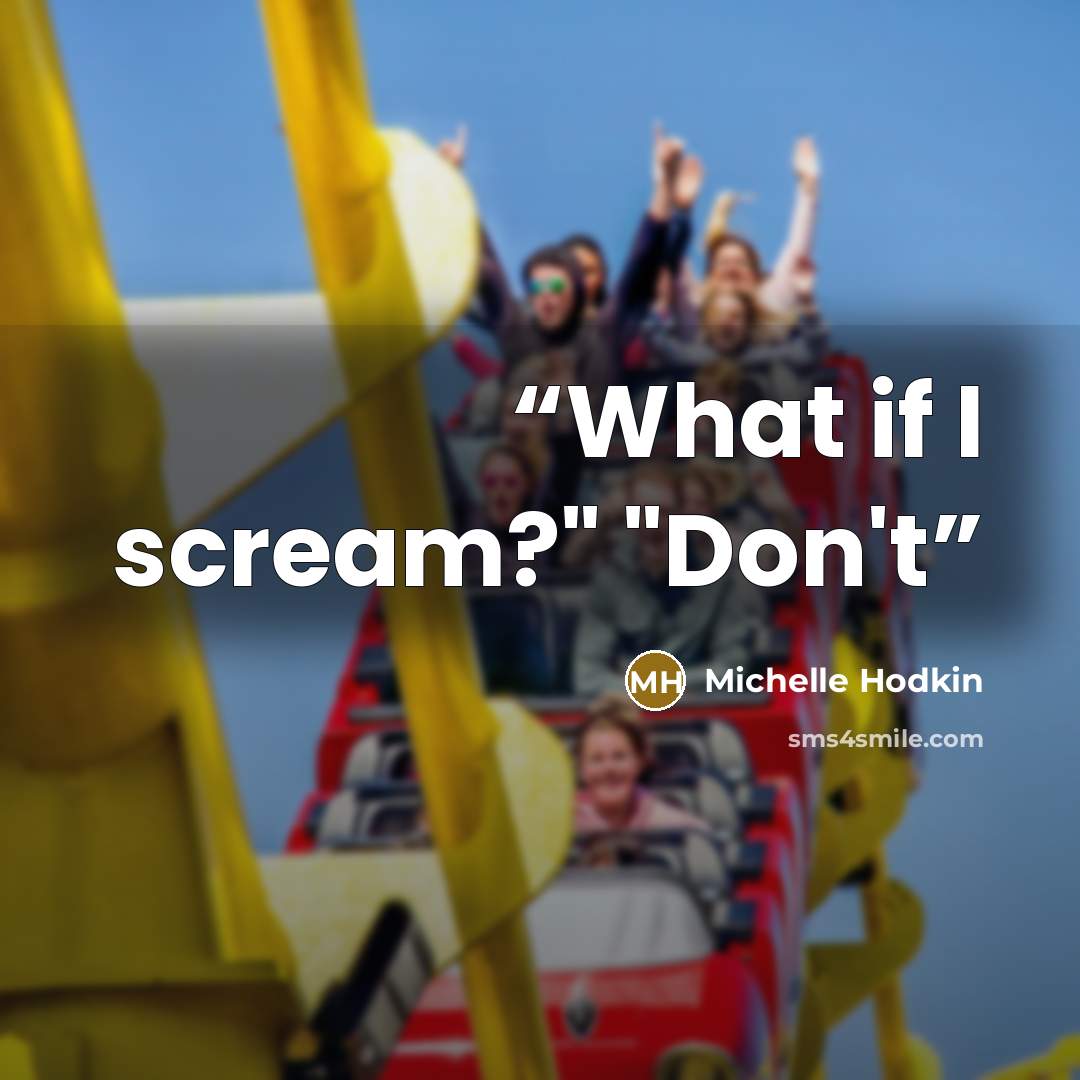 “What if I scream?" "Don't” quote by Michelle Hodkin