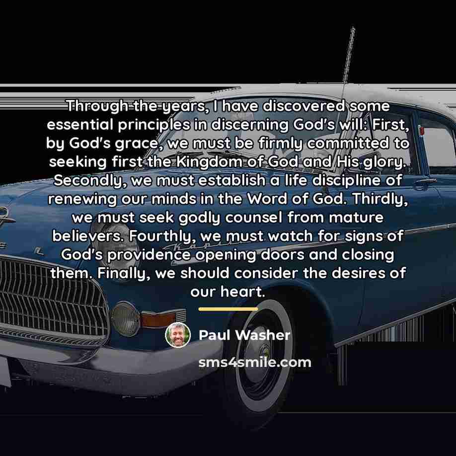 “Through the years, I have discovered some essential principles in…” quote by Paul Washer