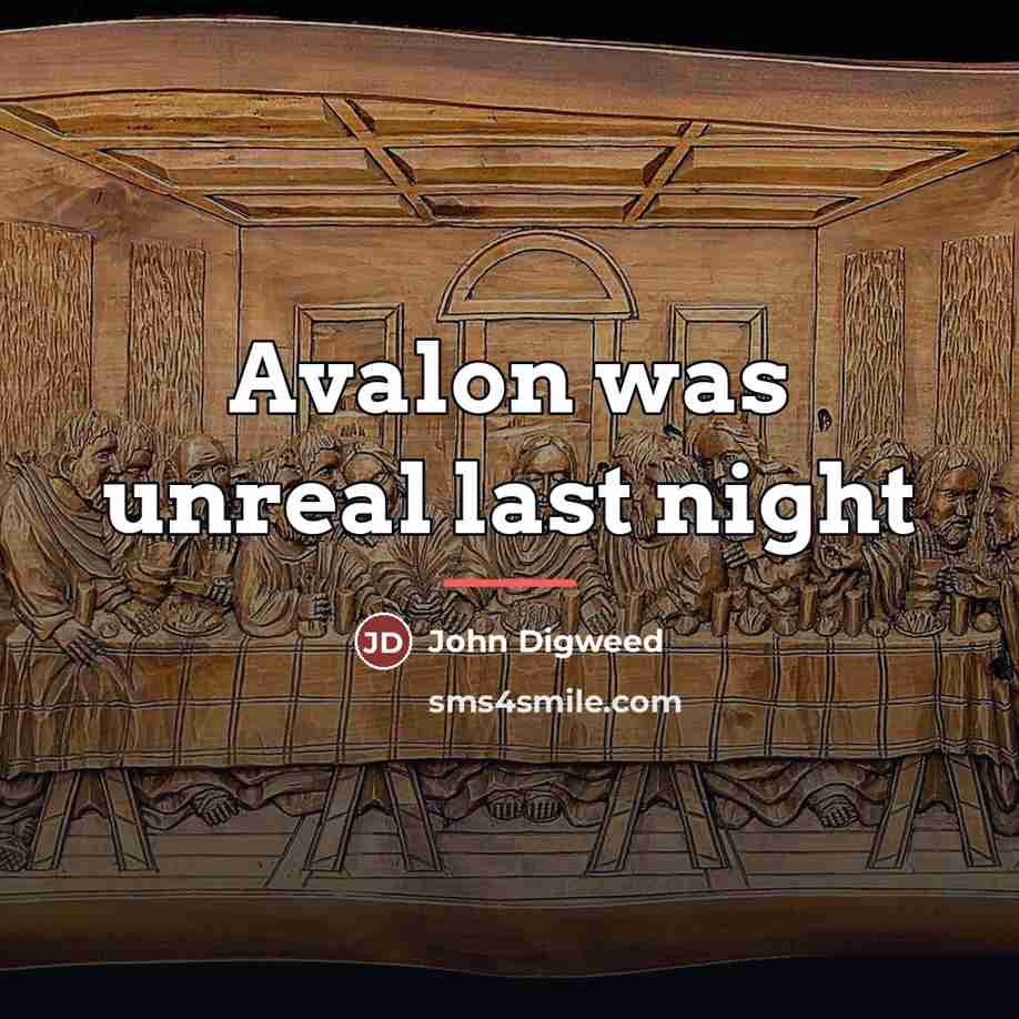 “Avalon was unreal last night…” quote by John Digweed