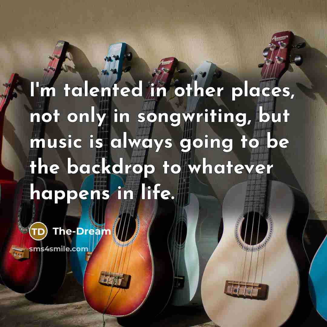 “I'm talented in other places, not only in songwriting, but…” quote by The-Dream