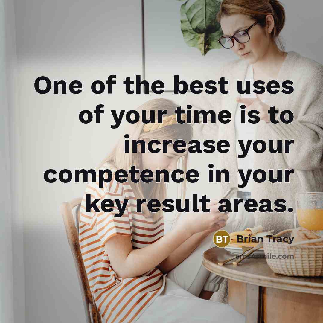“One of the best uses of your time is to…” quote by Brian Tracy