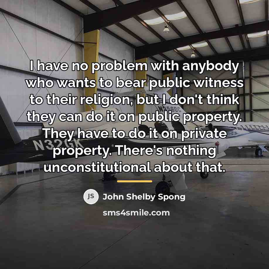 “I have no problem with anybody who wants to bear…” quote by John Shelby Spong
