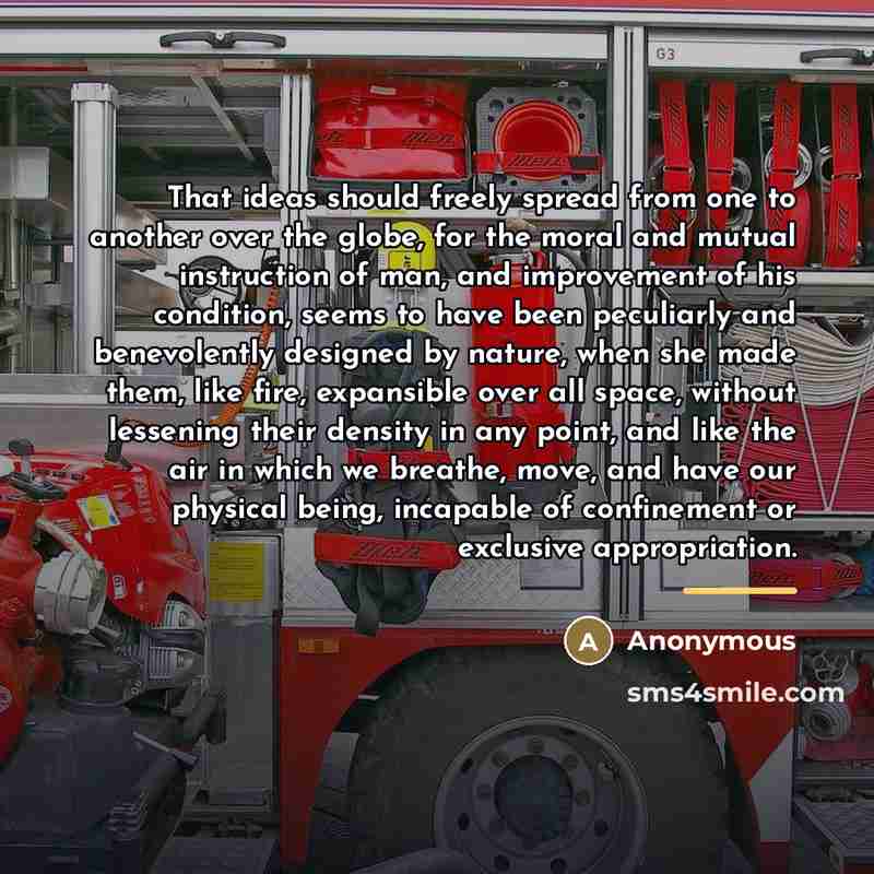 “That ideas should freely spread from one to another over…” quote by Anonymous