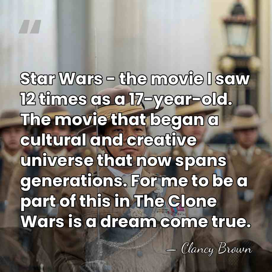 Star Wars - the movie I saw 12 times as a 17-year-old.&hellip; - Clancy Brown