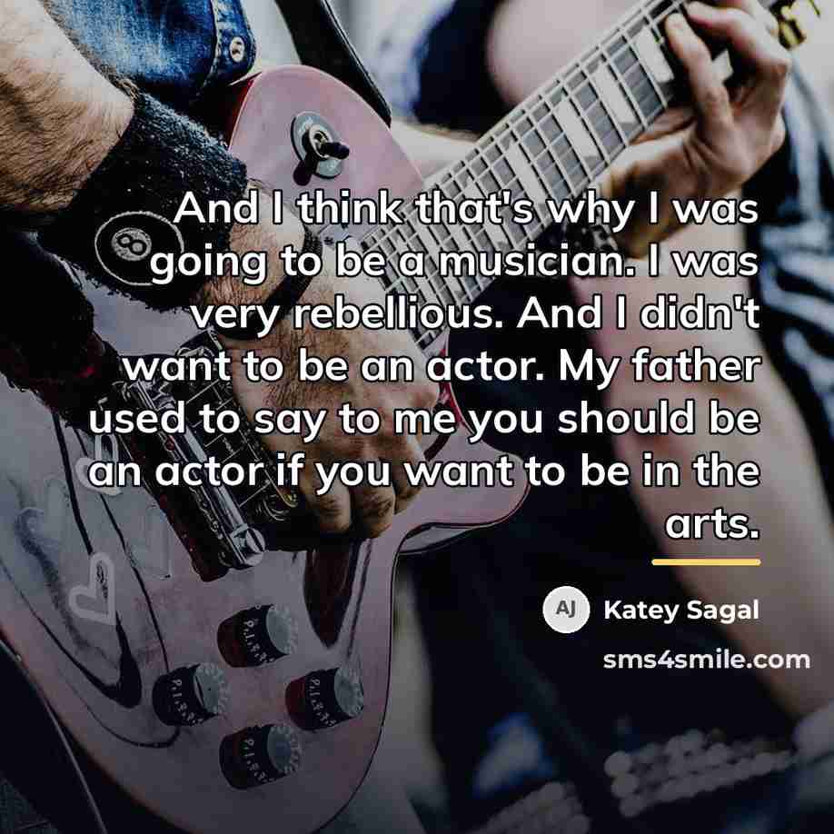 “And I think that's why I was going to be…” quote by Katey Sagal