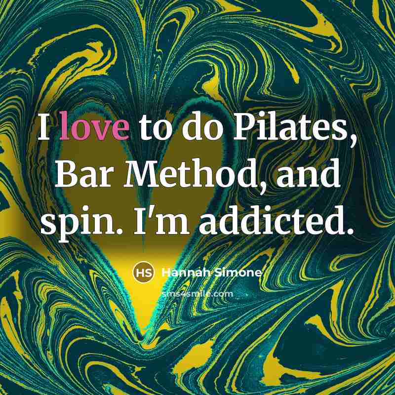 “I love to do Pilates, Bar Method, and spin. I'm…” quote by Hannah Simone
