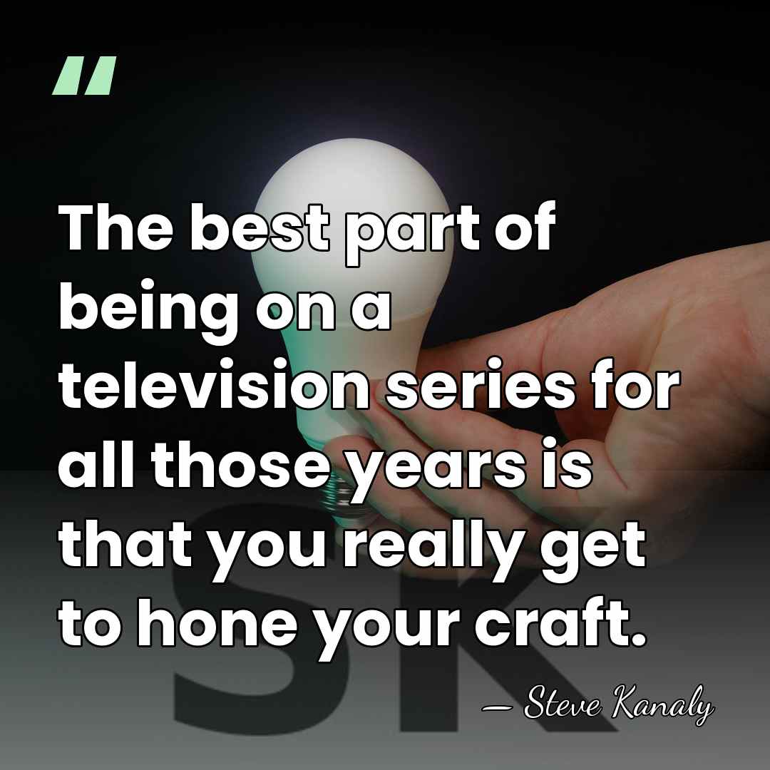 The best part of being on a television series for all those&hellip; - Steve Kanaly