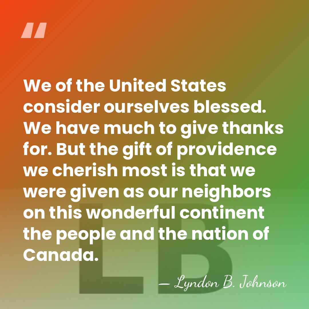 We of the United States consider ourselves blessed. We have much to&hellip; - Lyndon B. Johnson