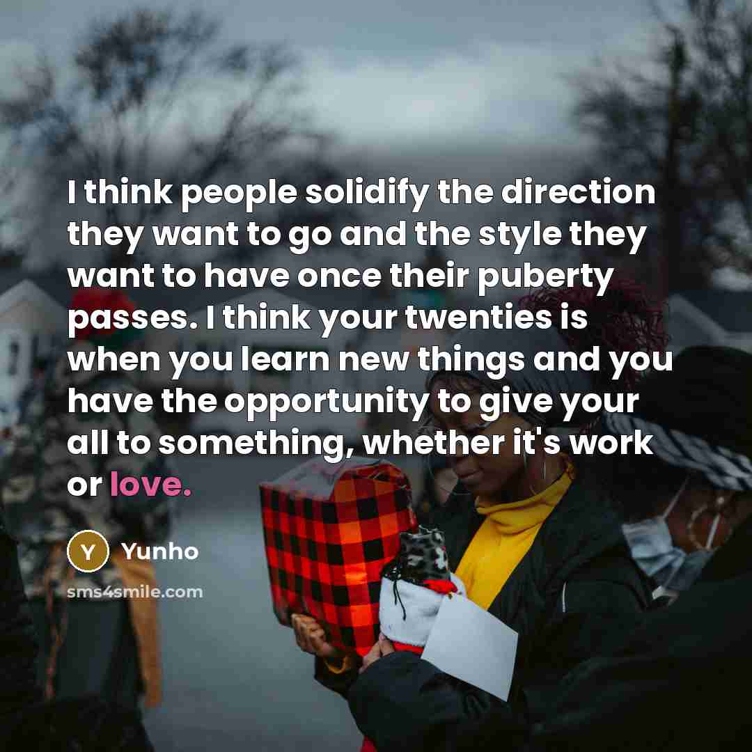 “I think people solidify the direction they want to go…” quote by Yunho