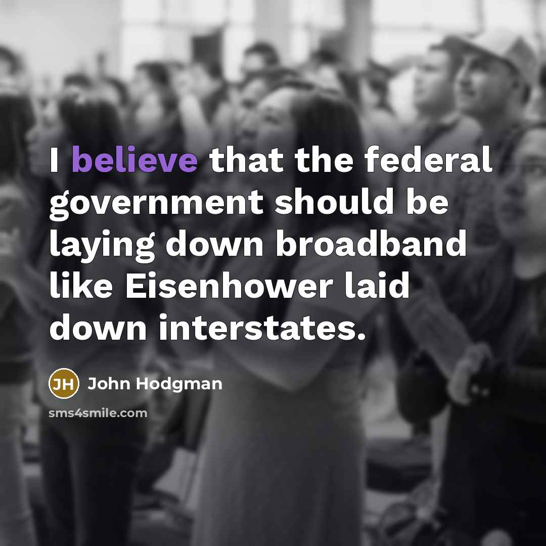 “I believe that the federal government should be laying down…” quote by John Hodgman