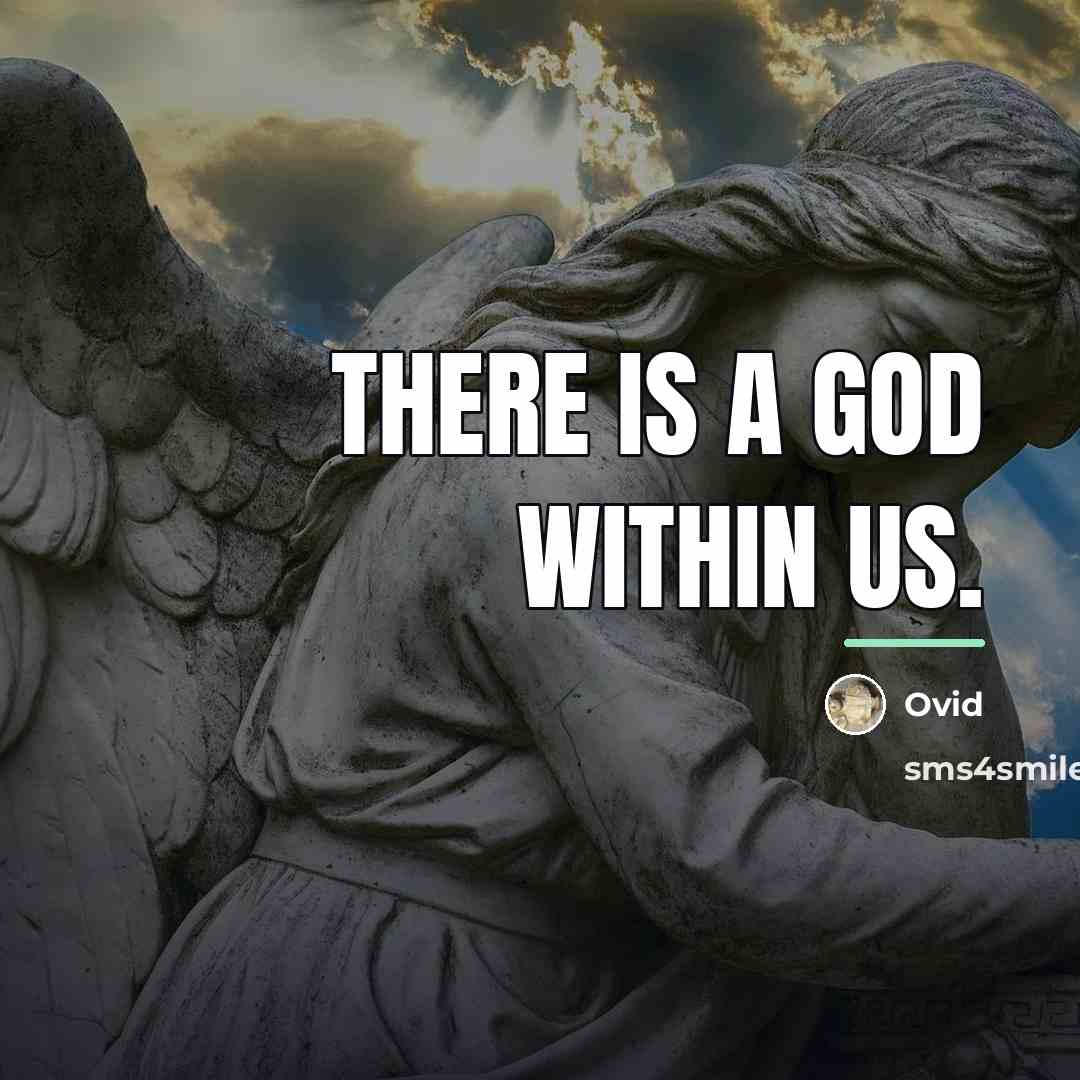 “There is a god within us.…” quote by Ovid