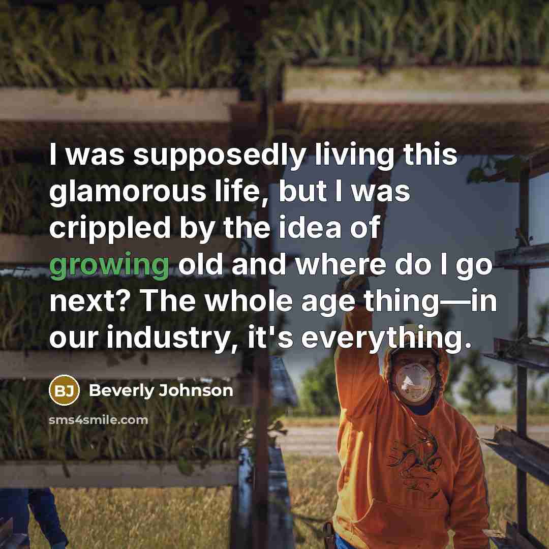 “I was supposedly living this glamorous life, but I was…” quote by Beverly Johnson