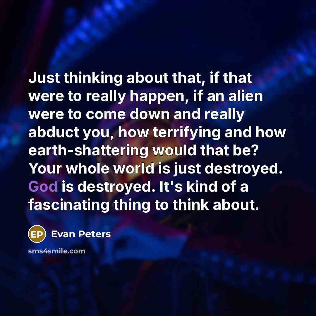 “Just thinking about that, if that were to really happen,…” quote by Evan Peters