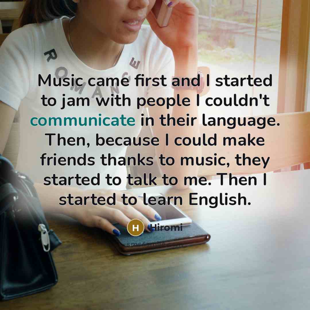 “Music came first and I started to jam with people…” quote by Hiromi
