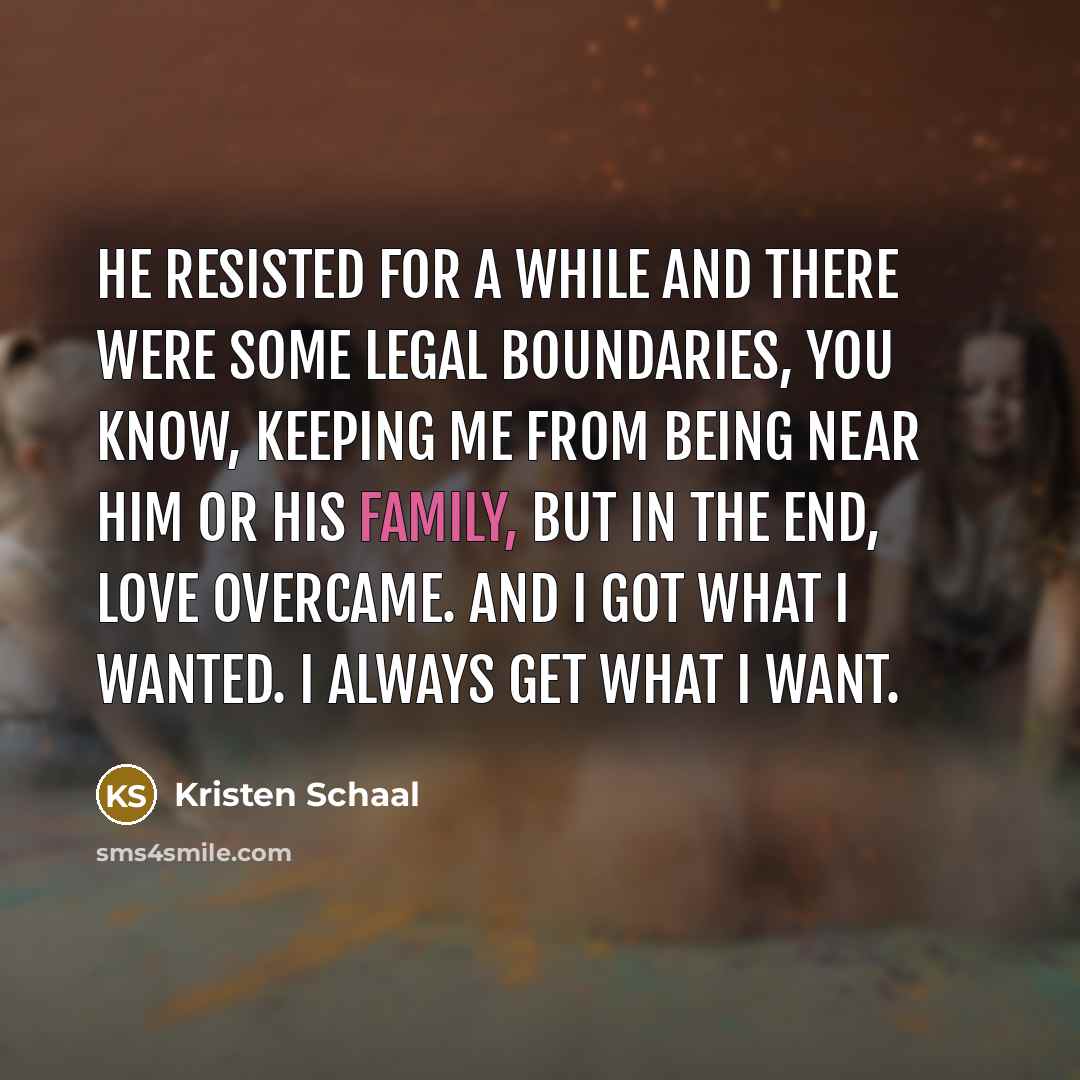 “He resisted for a while and there were some legal…” quote by Kristen Schaal
