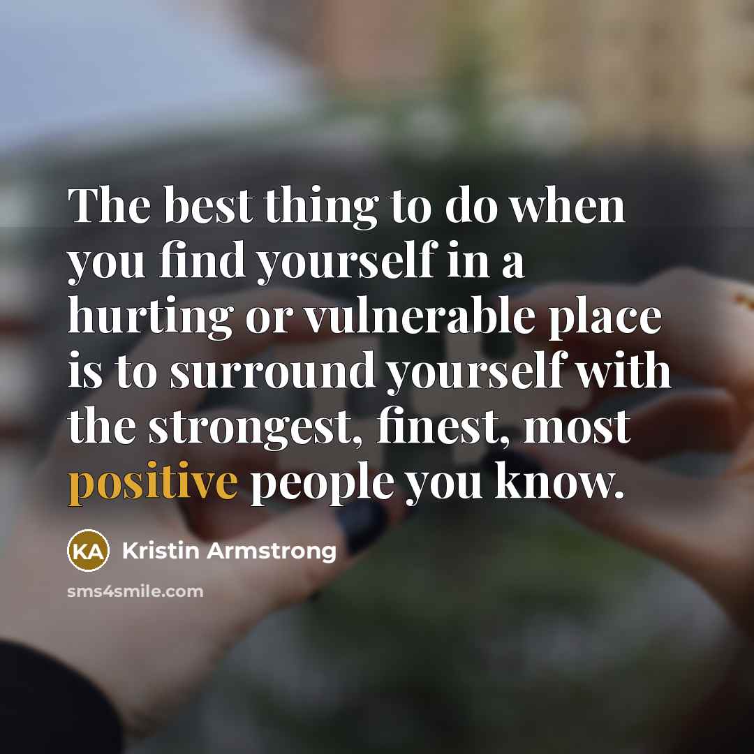 “The best thing to do when you find yourself in…” quote by Kristin Armstrong