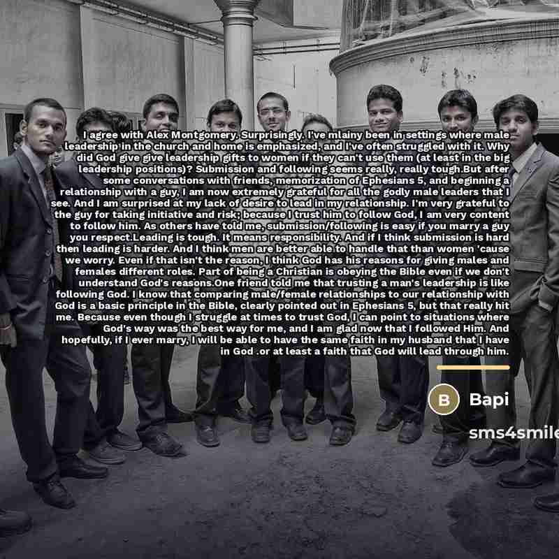 “I agree with Alex Montgomery. Surprisingly. I've mlainy been in…” quote by Bapi