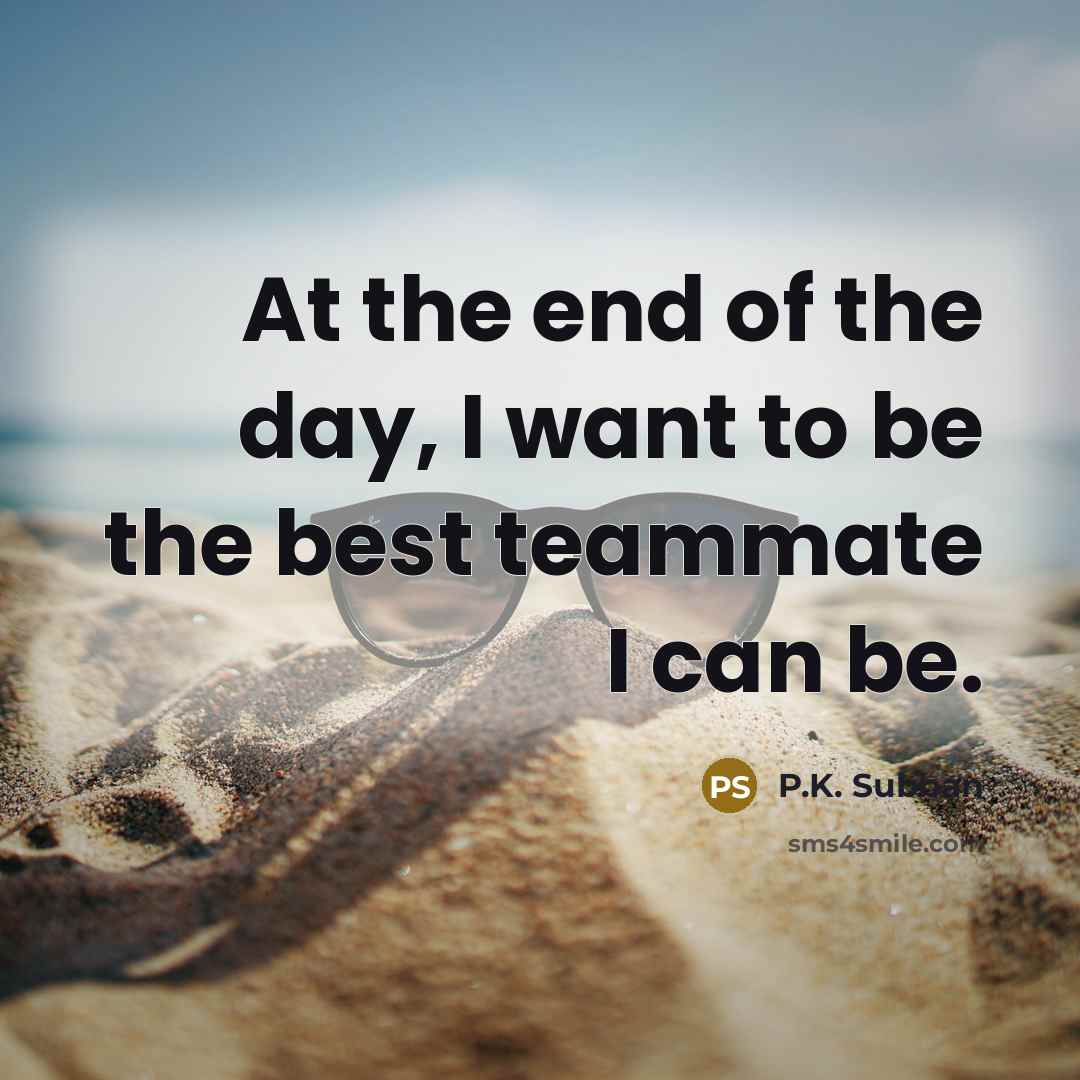 “At the end of the day, I want to be…” quote by P.K. Subban