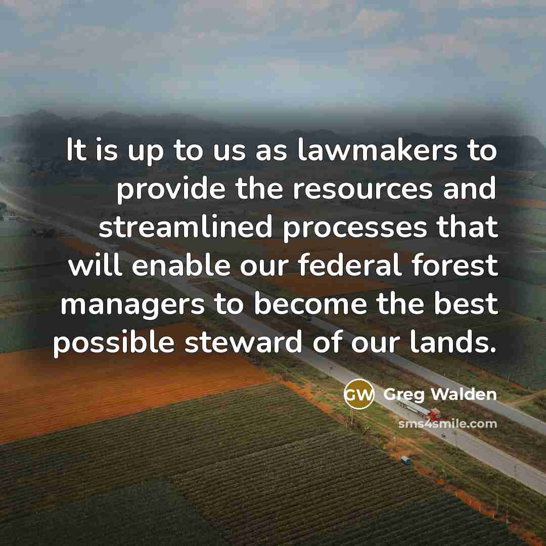 “It is up to us as lawmakers to provide the…” quote by Greg Walden