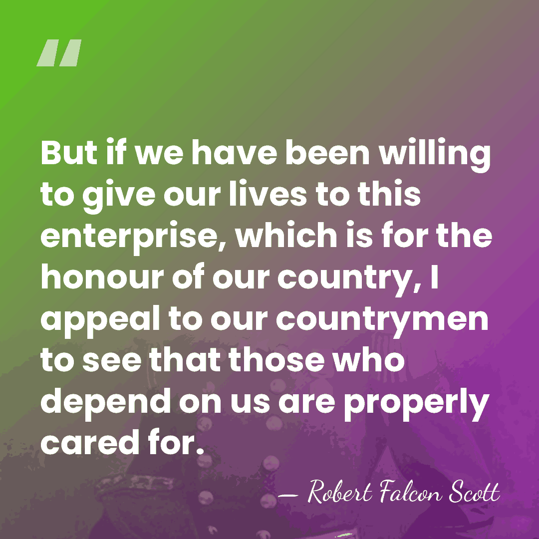 But if we have been willing to give our lives to this&hellip; - Robert Falcon Scott
