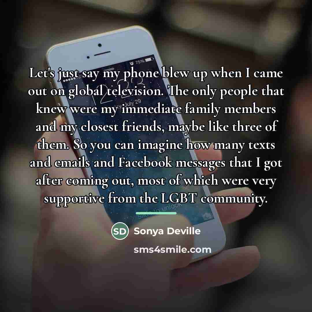 “Let's just say my phone blew up when I came…” quote by Sonya Deville