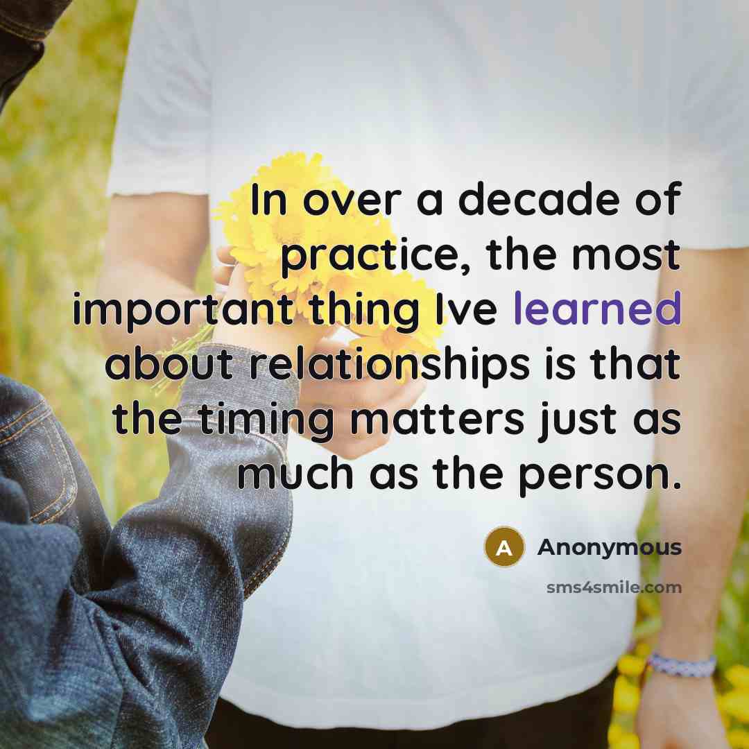 “In over a decade of practice, the most important thing…” quote by Anonymous