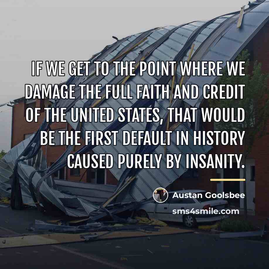 “If we get to the point where we damage the…” quote by Austan Goolsbee