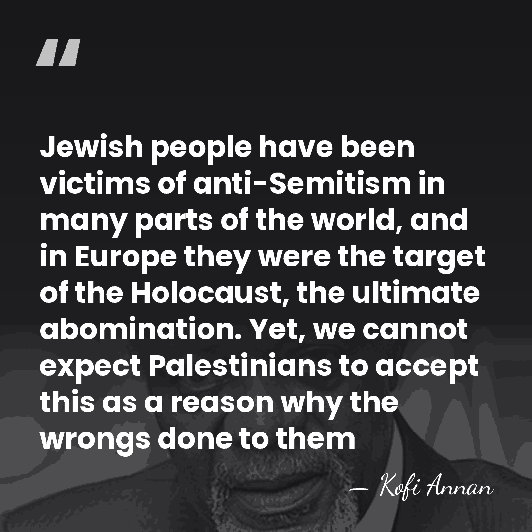 Jewish people have been victims of anti-Semitism in many parts of the&hellip; - Kofi Annan