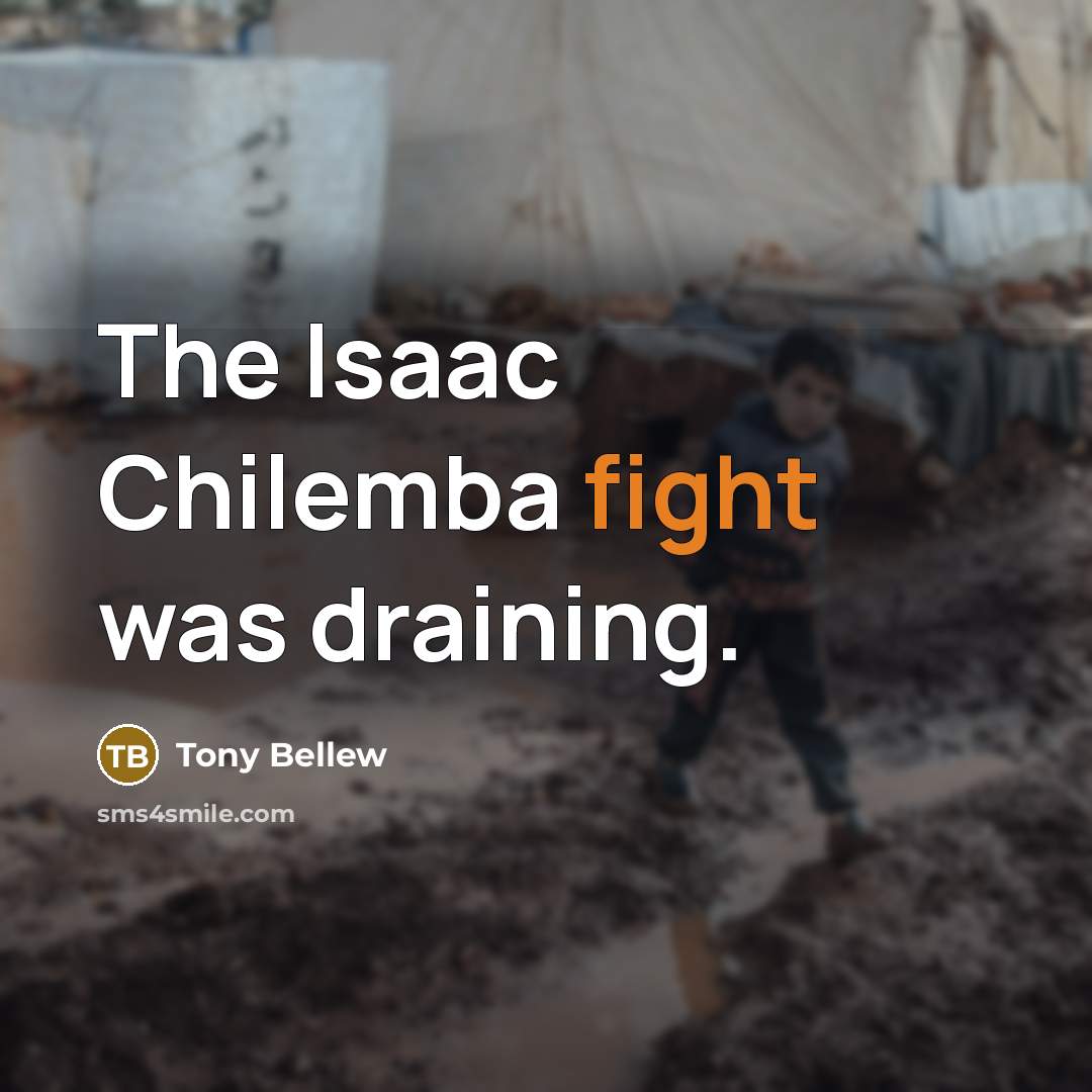 “The Isaac Chilemba fight was draining.…” quote by Tony Bellew