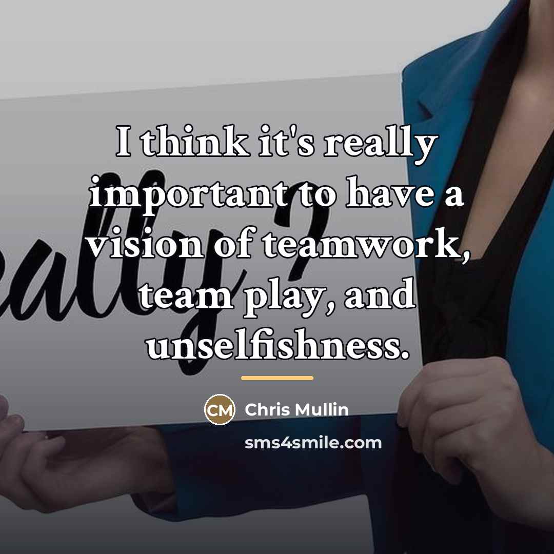 “I think it's really important to have a vision of…” quote by Chris Mullin