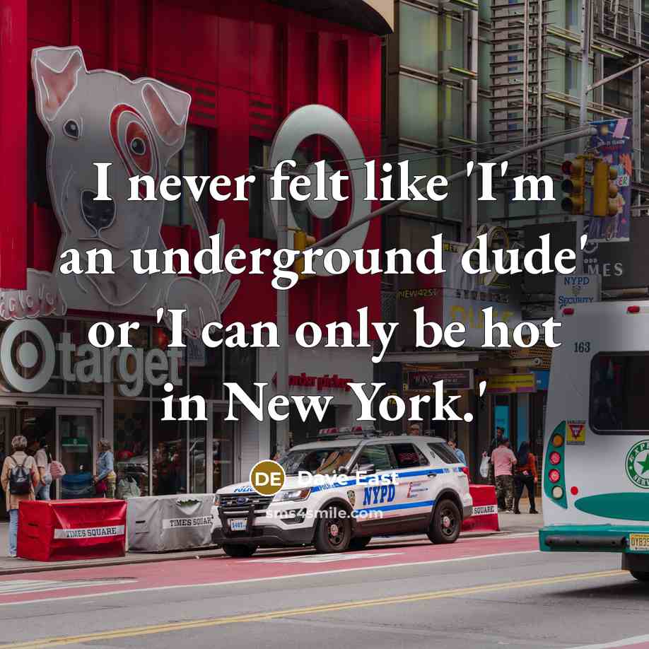 “I never felt like 'I'm an underground dude' or 'I…” quote by Dave East