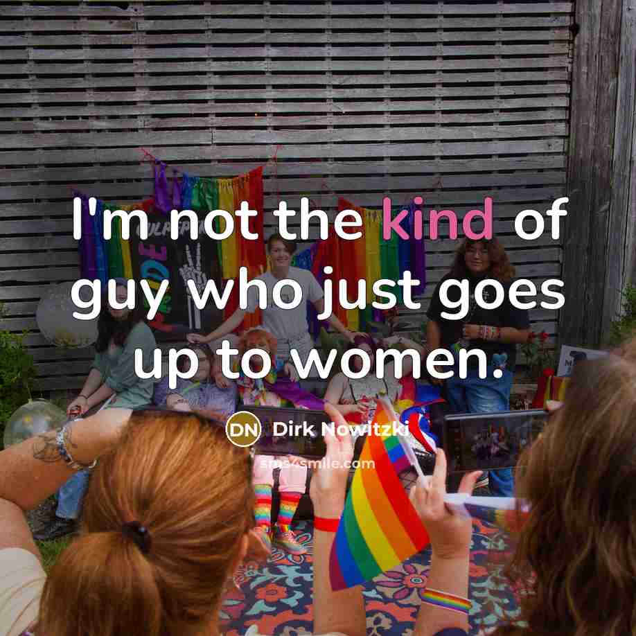 “I'm not the kind of guy who just goes up…” quote by Dirk Nowitzki