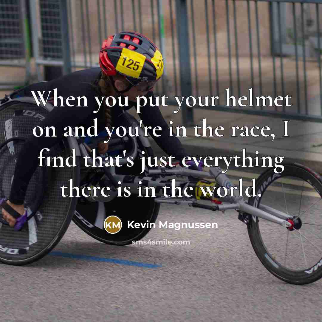 “When you put your helmet on and you're in the…” quote by Kevin Magnussen