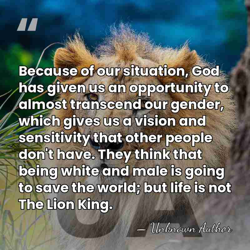 Because of our situation, God has given us an opportunity to almost&hellip; - Unknown Author