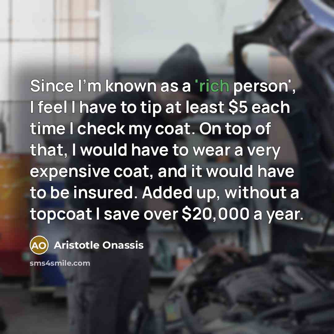 “Since I'm known as a 'rich person', I feel I…” quote by Aristotle Onassis