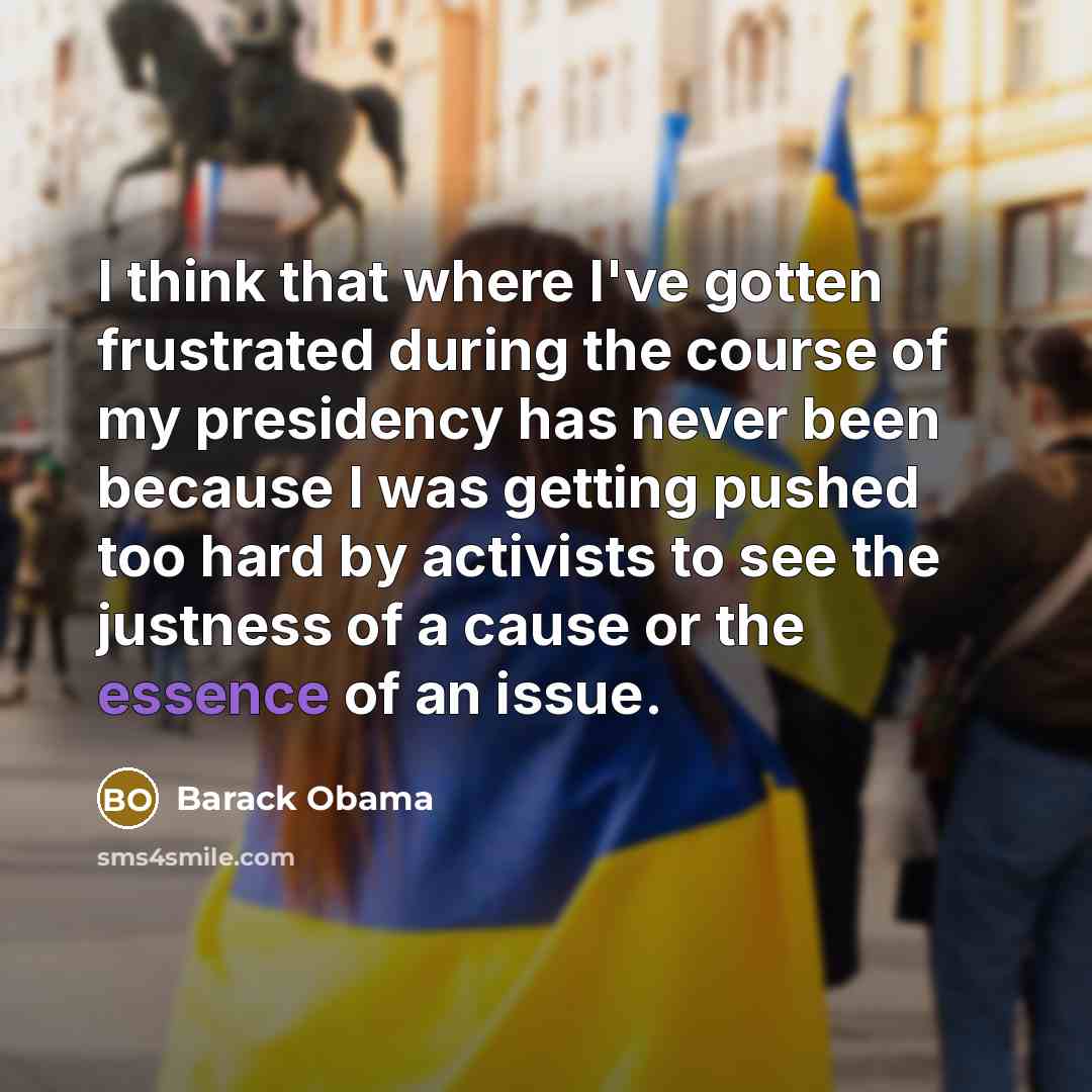 “I think that where I've gotten frustrated during the course…” quote by Barack Obama