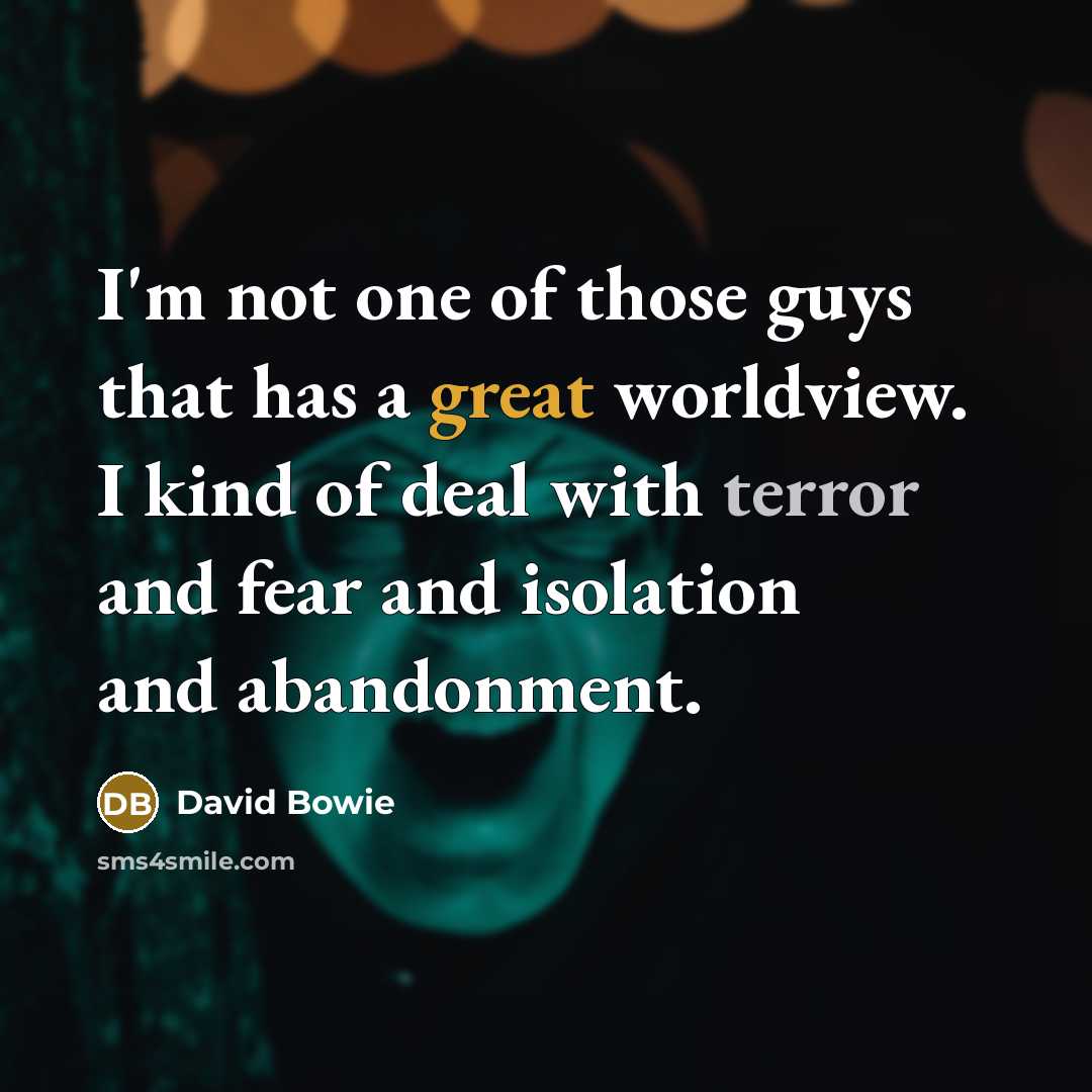 “I'm not one of those guys that has a great…” quote by David Bowie