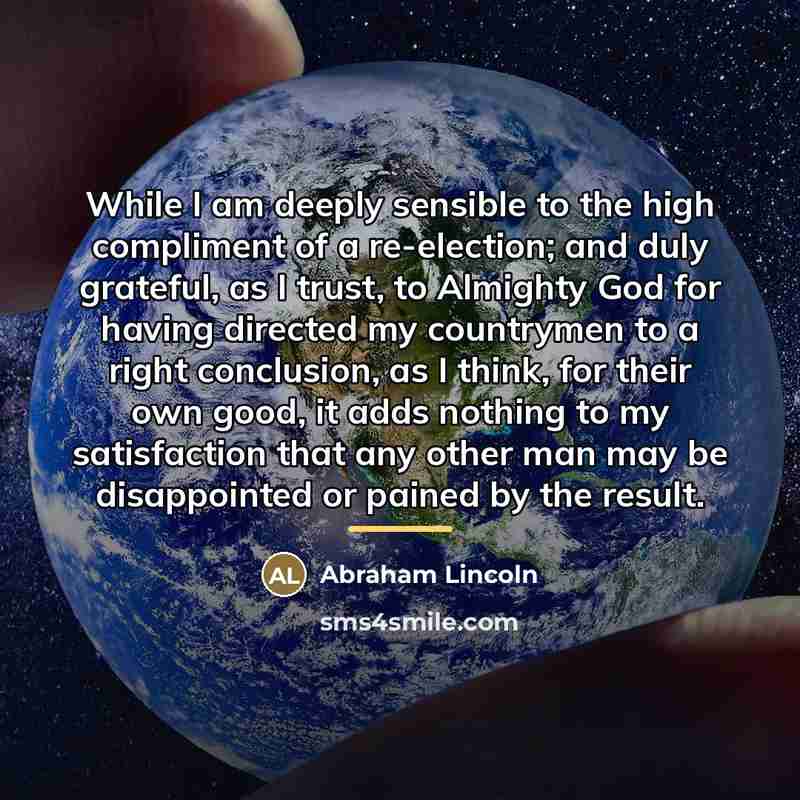 “While I am deeply sensible to the high compliment of…” quote by Abraham Lincoln