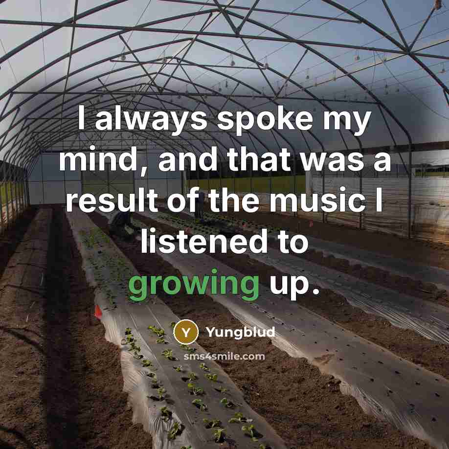 “I always spoke my mind, and that was a result…” quote by Yungblud