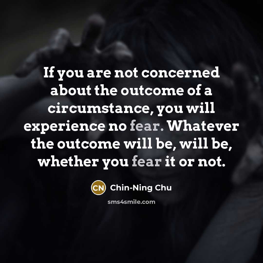 “If you are not concerned about the outcome of a…” quote by Chin-Ning Chu