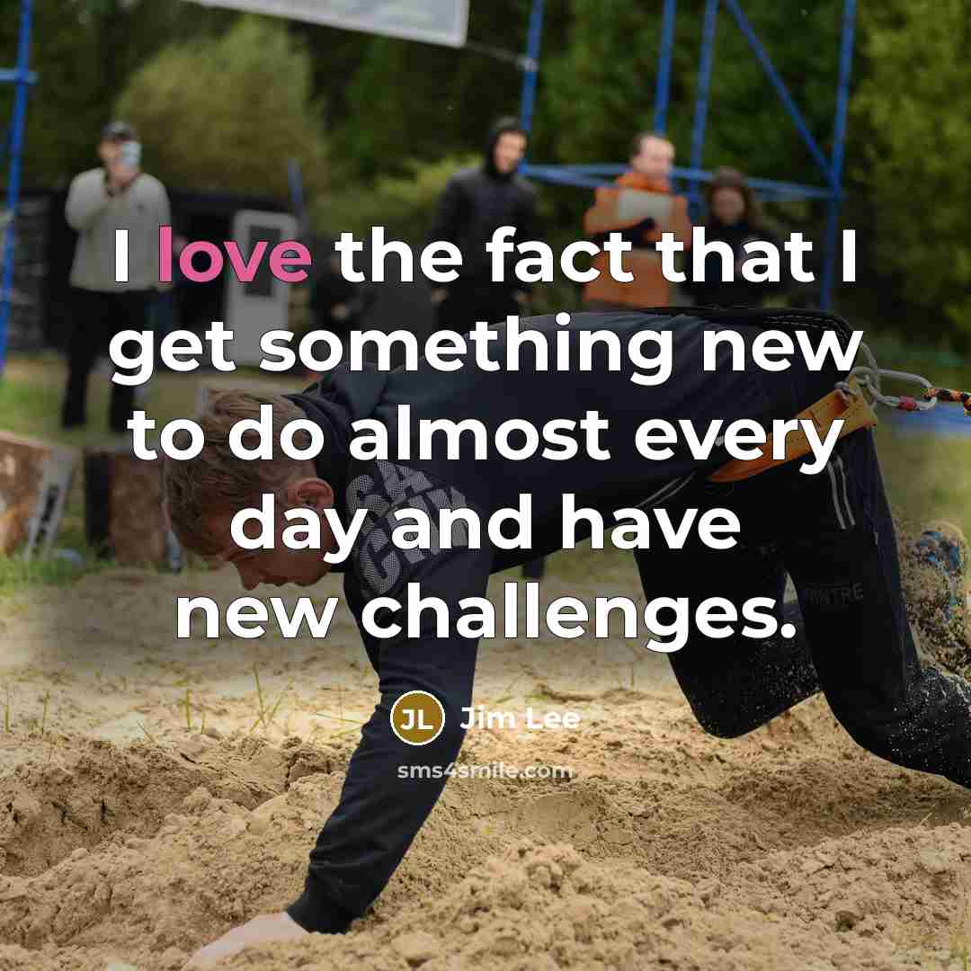 “I love the fact that I get something new to…” quote by Jim Lee