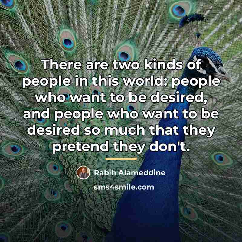 “There are two kinds of people in this world: people…” quote by Rabih Alameddine