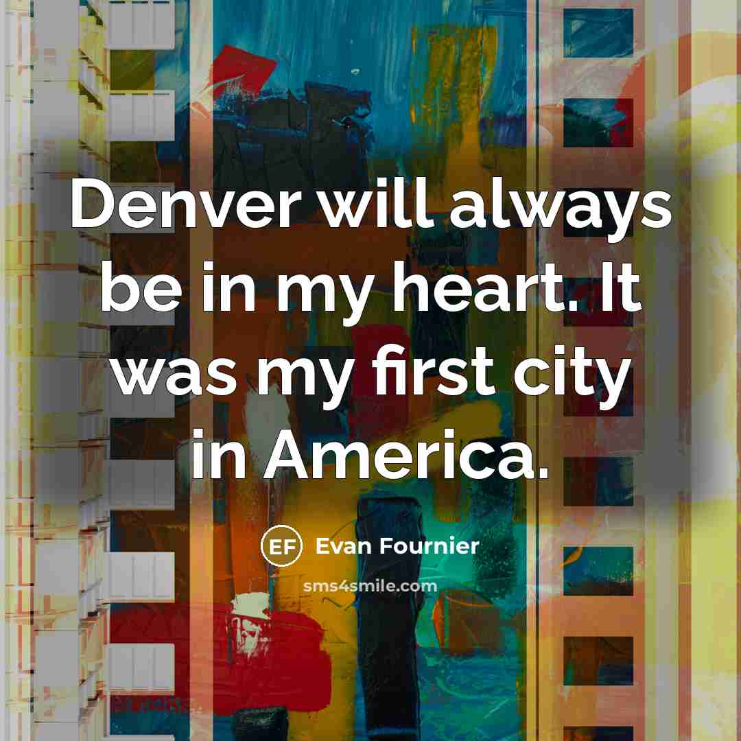 “Denver will always be in my heart. It was my…” quote by Evan Fournier