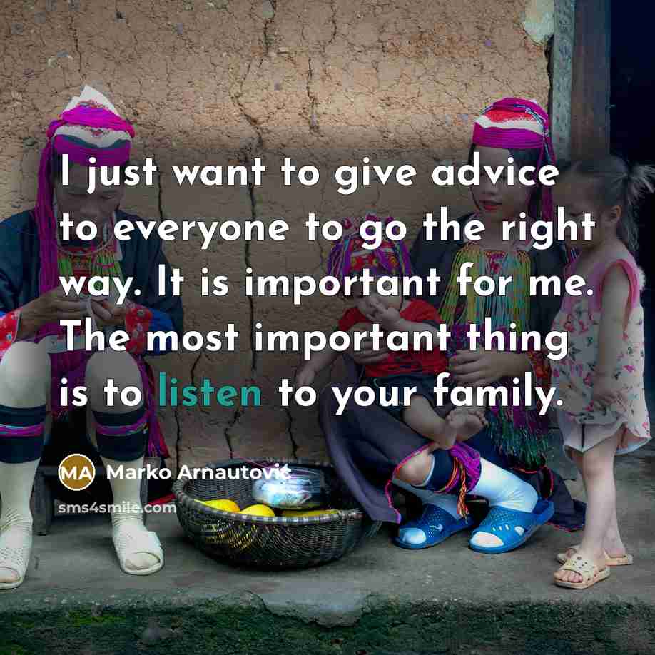 “I just want to give advice to everyone to go…” quote by Marko Arnautovic