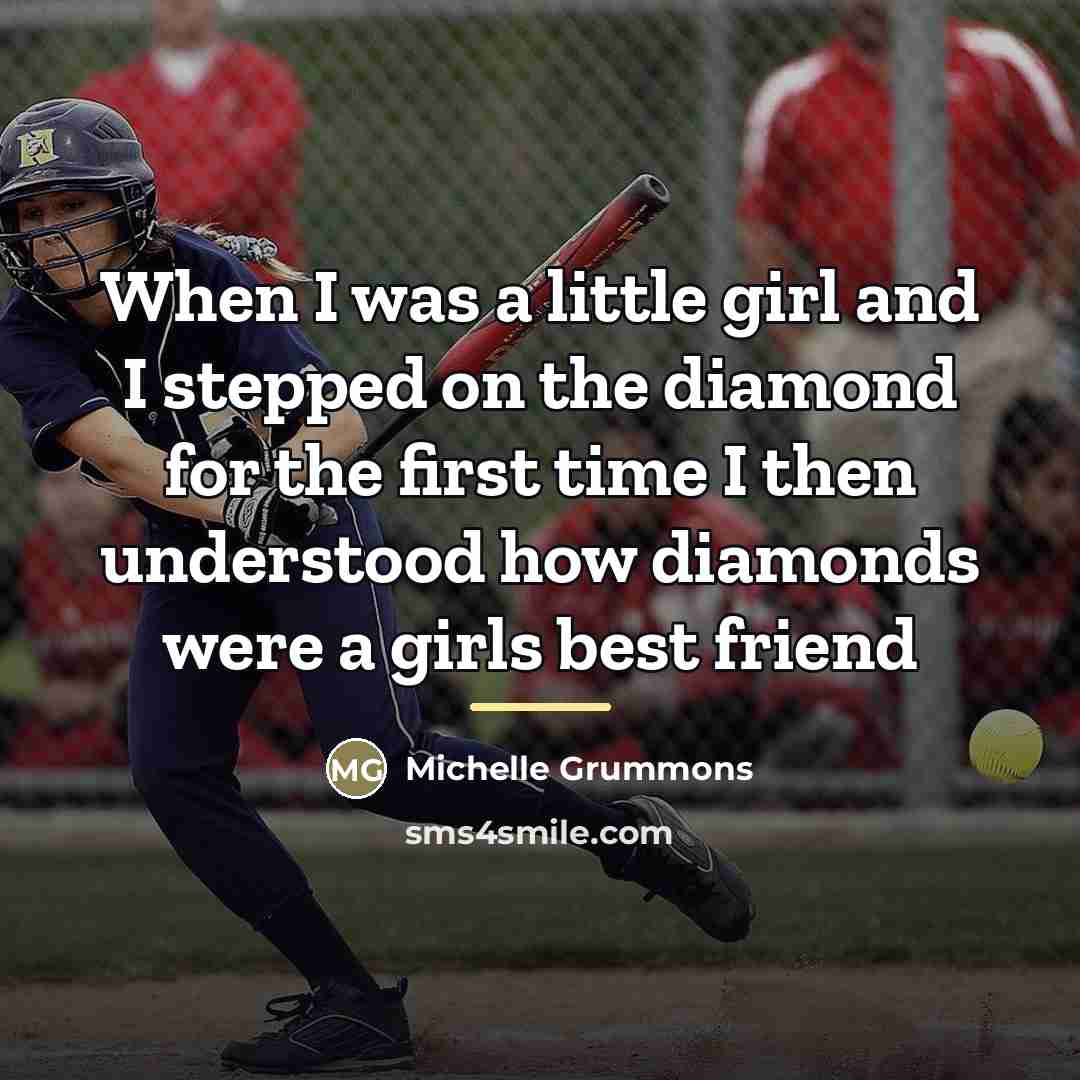 “When I was a little girl and I stepped on…” quote by Michelle Grummons