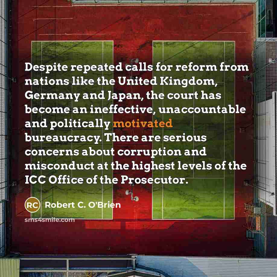 “Despite repeated calls for reform from nations like the United…” quote by Robert C. O'Brien