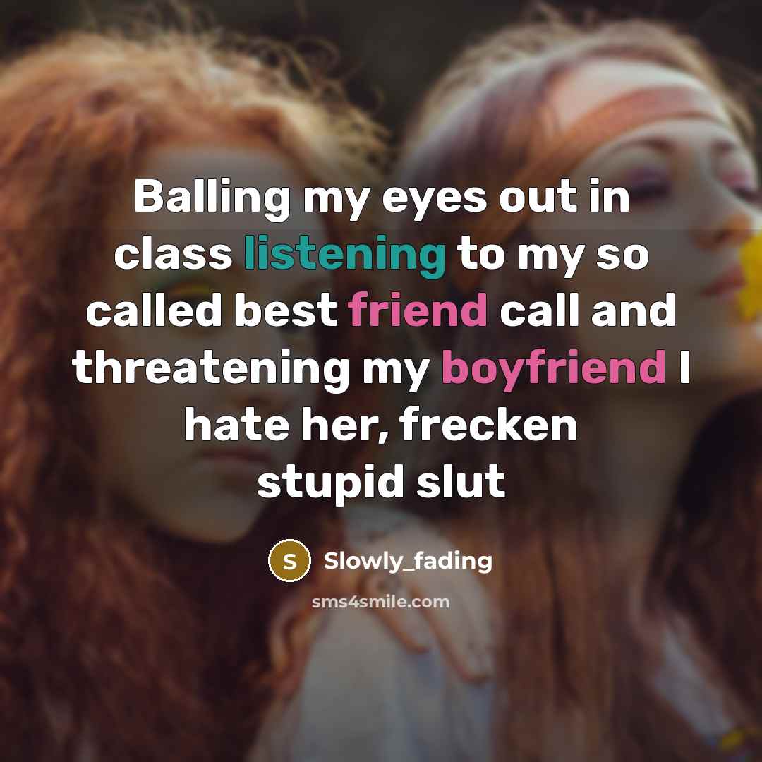“Balling my eyes out in class listening to my so…” quote by Slowly_fading