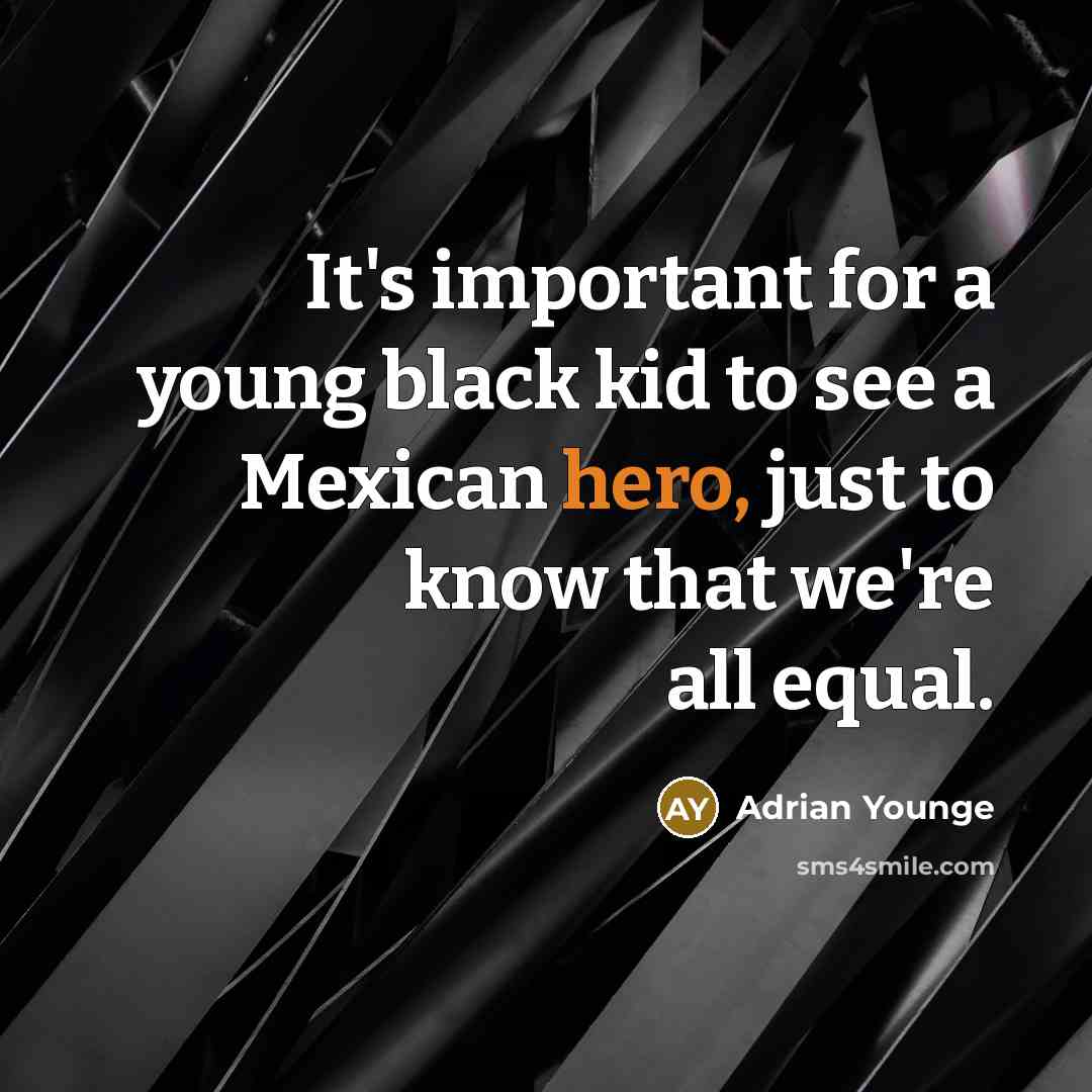 “It's important for a young black kid to see a…” quote by Adrian Younge